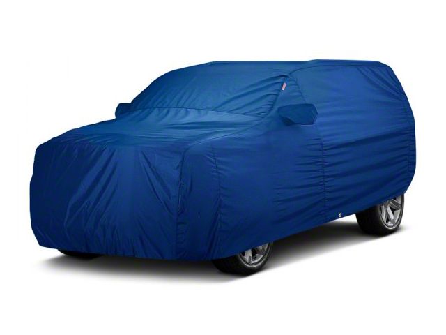 Covercraft Custom Car Covers Sunbrella Car Cover; Pacific Blue (07-18 Jeep Wrangler JK 2-Door)