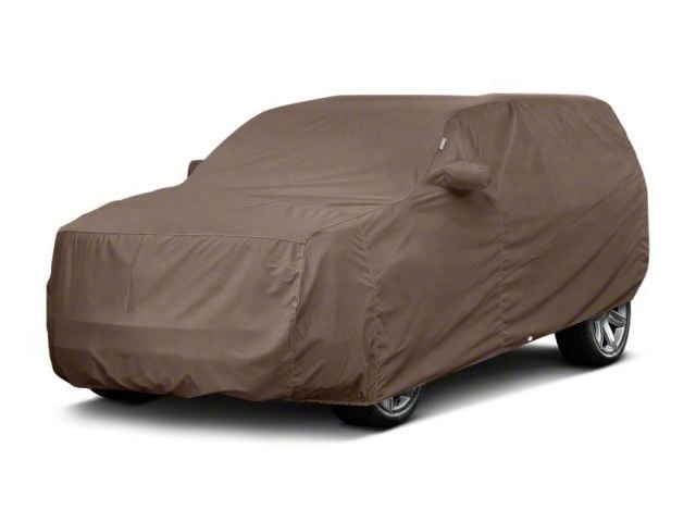 Covercraft Custom Car Covers WeatherShield HP Car Cover; Taupe (07-18 Jeep Wrangler JK 2-Door)