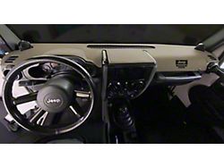 Covercraft Ltd Edition Custom Dash Cover with Jeep Grille Logo; Beige (18-23 Jeep Wrangler JL)