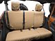 Covercraft Seat Saver Polycotton Custom Second Row Seat Covers; Tan (07-18 Jeep Wrangler JK 4-Door)