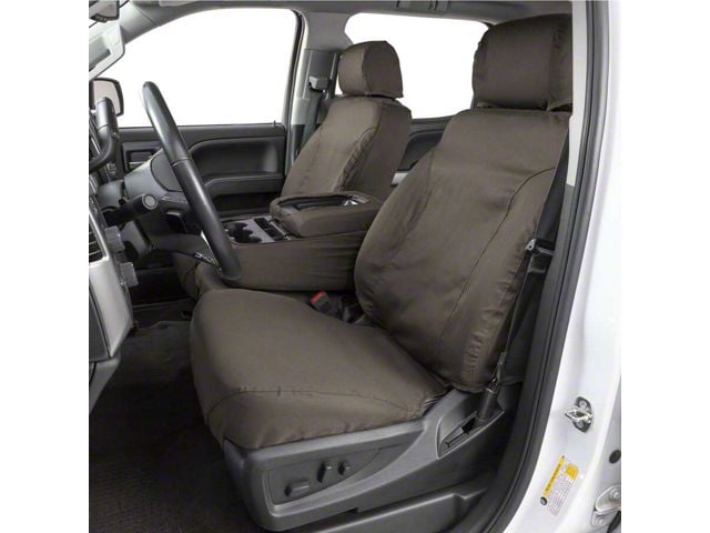 Covercraft Seat Saver Waterproof Polyester Custom Second Row Seat Cover; Taupe (21-24 Bronco 4-Door)