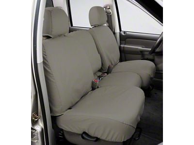 Covercraft Seat Saver Polycotton Custom Second Row Seat Cover; Misty Gray (07-13 Tundra CrewMax)