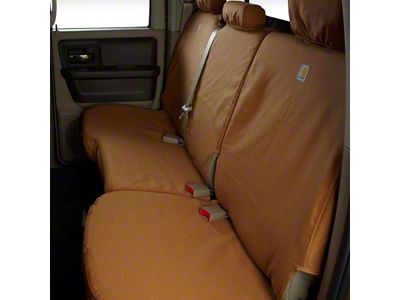 Covercraft SeatSaver Second Row Seat Cover; Carhartt Brown (12-15 Tacoma Double Cab)