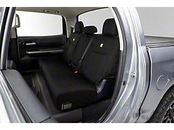 Covercraft Carhartt Super Dux PrecisionFit Custom Second Row Seat Cover; Black (16-23 Tacoma Double Cab)