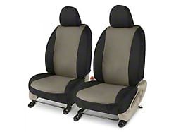 Covercraft Precision Fit Seat Covers Endura Custom Front Row Seat Covers; Charcoal/Black (05-15 Tacoma w/ Bucket Seats)