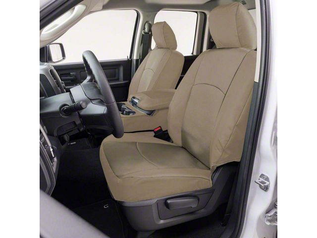 Covercraft Precision Fit Seat Covers Endura Custom Second Row Seat Cover; Tan (16-23 Tacoma Access Cab)