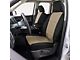 Covercraft Precision Fit Seat Covers Endura Custom Front Row Seat Covers; Tan/Black (2004 Titan w/ Captain Bucket Seats)
