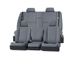 Covercraft Precision Fit Seat Covers Leatherette Custom Front Row Seat Covers; Medium Gray (17-24 Titan w/ Bench Seat)