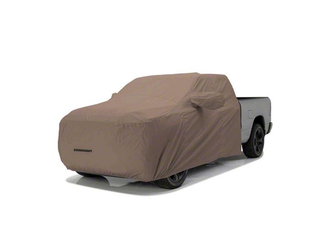 Covercraft WeatherShield HP Cab Area Truck Cover; Taupe (04-15 Titan Crew Cab w/ Standard Mirrors)