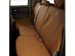 Covercraft SeatSaver Custom Second Row Seat Cover; Carhartt Brown (22-24 Tundra)