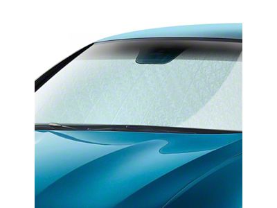 Covercraft UVS100 Heat Shield Premier Series Custom Sunscreen; Chrome Camouflage (15-23 Jeep Renegade BU w/ Mirror Camera)