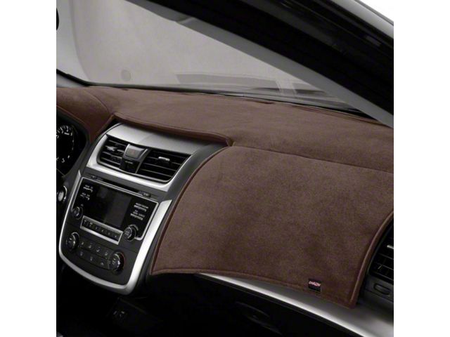 Covercraft VelourMat Custom Dash Cover; Cocoa (14-23 Jeep Cherokee KL w/ Climate & Light Sensors)