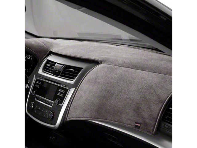 Covercraft VelourMat Custom Dash Cover; Smoke (14-23 Jeep Cherokee KL w/o Climate & Light Sensors)