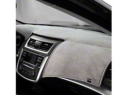 Covercraft VelourMat Custom Dash Cover; Grey (17-24 Titan w/ Climate & Light Sensors)