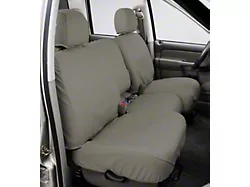 Covercraft Seat Saver Polycotton Custom Front Row Seat Covers; Misty Gray (99-03 Jeep Grand Cherokee WJ Limited)