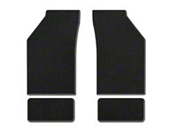 Coverking Premium Plush Designer Front and Rear Floor Mats; Black (21-24 Bronco 4-Door)