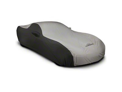 Coverking Stormproof Car Cover with Front Fender Antenna Pocket; Black/Gray (21-24 Bronco 2-Door w/ Roof Rails)