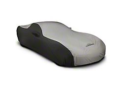 Coverking Stormproof Car Cover with Front Fender Antenna Pocket; Black/Gray (21-24 Bronco 2-Door w/o Roof Rails)