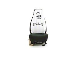 Coverking Universal Ultisuede Seat Cover with Colorado Rockies Logo (Universal; Some Adaptation May Be Required)