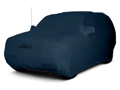 Coverking Satin Stretch Indoor Car Cover; Dark Blue (07-13 Jeep Wrangler JK 4-Door)