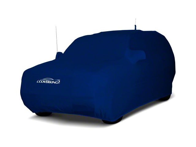 Coverking Satin Stretch Indoor Car Cover; Impact Blue (07-10 Jeep Wrangler JK 2-Door)