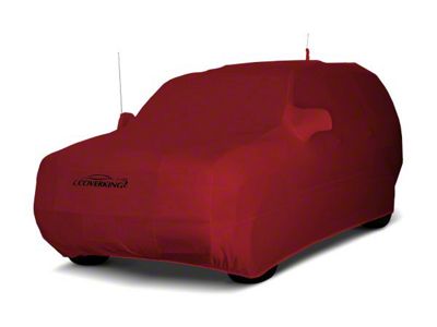 Coverking Satin Stretch Indoor Car Cover; Pure Red (07-13 Jeep Wrangler JK 4-Door)