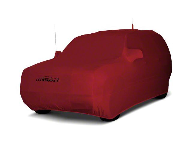 Coverking Satin Stretch Indoor Car Cover; Pure Red (07-13 Jeep Wrangler JK 4-Door)