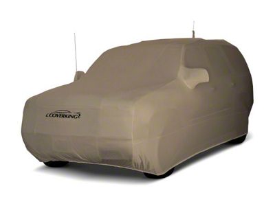 Coverking Satin Stretch Indoor Car Cover; Sahara Tan (14-18 Jeep Wrangler JK 2-Door)