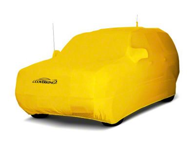 Coverking Satin Stretch Indoor Car Cover; Velocity Yellow (07-10 Jeep Wrangler JK 2-Door)