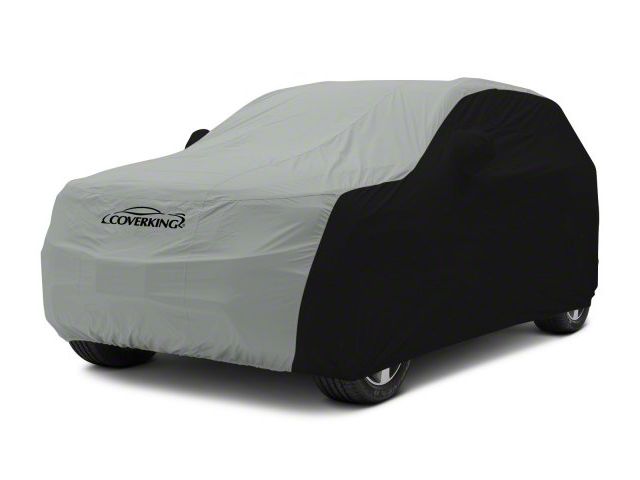 Coverking Stormproof Car Cover; Black/Gray (14-18 Jeep Wrangler JK 4-Door)