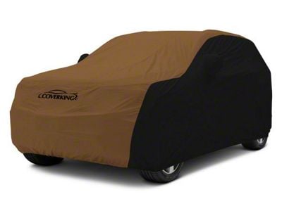 Coverking Stormproof Car Cover; Black/Tan (07-10 Jeep Wrangler JK 2-Door)