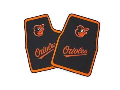 Coverking Printed Floor Mats with Baltimore Orioles Logo (Universal; Some Adaptation May Be Required)