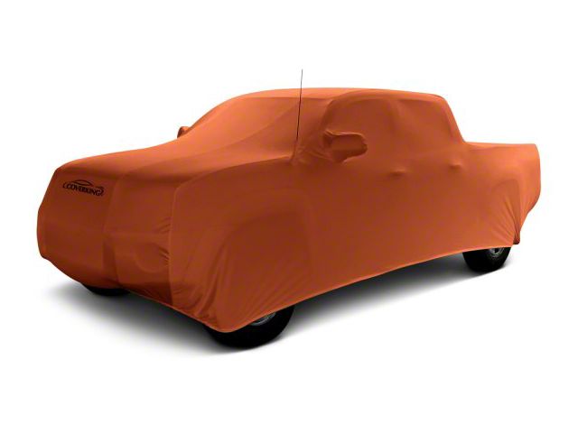 Coverking Satin Stretch Indoor Car Cover; Inferno Orange (16-23 Tacoma Double Cab)