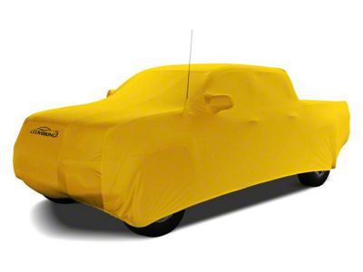 Coverking Satin Stretch Indoor Car Cover; Velocity Yellow (05-15 Tacoma Double Cab)