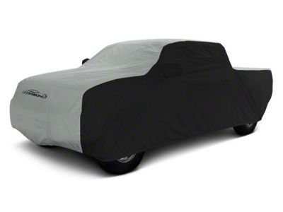 Coverking Stormproof Car Cover; Black/Gray (16-23 Tacoma Access Cab w/o Factory Roof Rack)