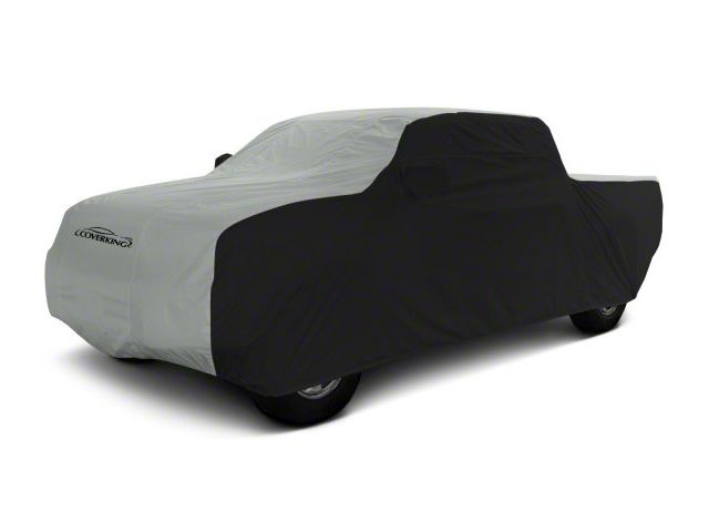 Coverking Stormproof Car Cover; Black/Gray (16-23 Tacoma Access Cab w/o Factory Roof Rack)