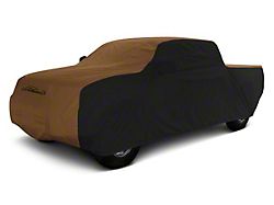 Coverking Stormproof Car Cover; Black/Tan (16-23 Tacoma Access Cab w/o Factory Roof Rack)