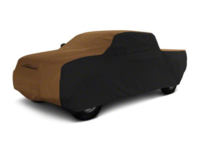 Coverking Stormproof Car Cover; Black/Tan (05-15 Tacoma Access Cab)