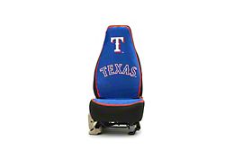 Coverking Universal Ultisuede Seat Cover with Texas Rangers Logo (Universal; Some Adaptation May Be Required)