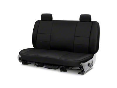 Coverking Cordura Ballistic Custom-Fit Rear Seat Cover; Black (14-21 Tundra CrewMax)