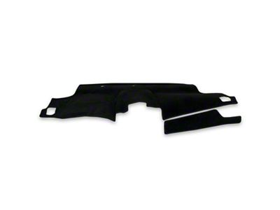 Coverking Custom Dashboard Cover; Poly Carpet Black (22-24 Tundra)