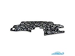 Coverking Custom Dashboard Cover; Velour Hawaiian Black (22-25 Tundra)