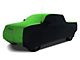 Coverking Satin Stretch Indoor Car Cover; Black/Synergy Green (14-21 Tundra CrewMax w/ Non-Towing Mirrors)