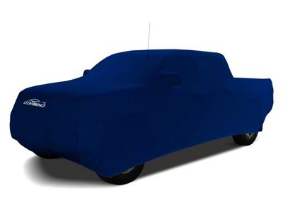 Coverking Satin Stretch Indoor Car Cover; Impact Blue (14-21 Tundra CrewMax w/ Non-Towing Mirrors)