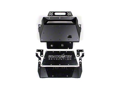 CrawlTek Revolution Blaze Lower Skid Plate with Winch Mount (21-24 Bronco, Excluding Raptor)