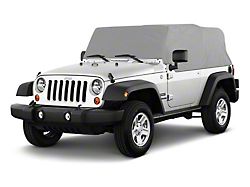 Cab Only Cover; Gray (92-06 Jeep Wrangler YJ & TJ, Excluding Unlimited)