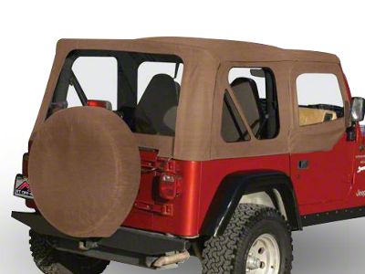 Complete Soft Top; Spice Denim (97-06 Jeep Wrangler TJ w/ Full Steel Doors, Excluding Unlimited)