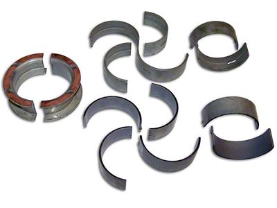 Crankshaft Main Bearing Kit; Standard Bore (87-90 4.2L Jeep Wrangler YJ)