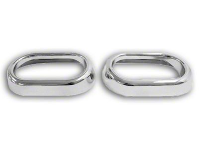 Door Handle Accents; Chrome (07-10 Jeep Wrangler JK)