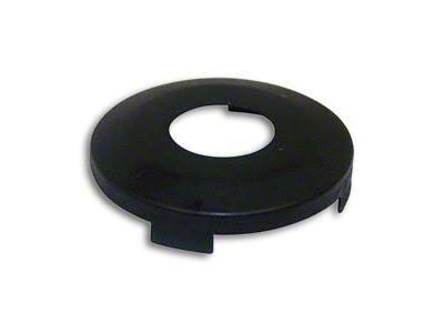 Door Lock Cylinder Cap; Black (97-02 Jeep Wrangler TJ)